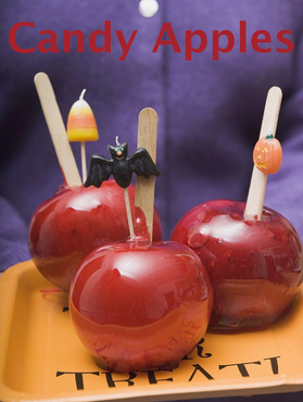 Halloween traktatie – DIY Candy Apples