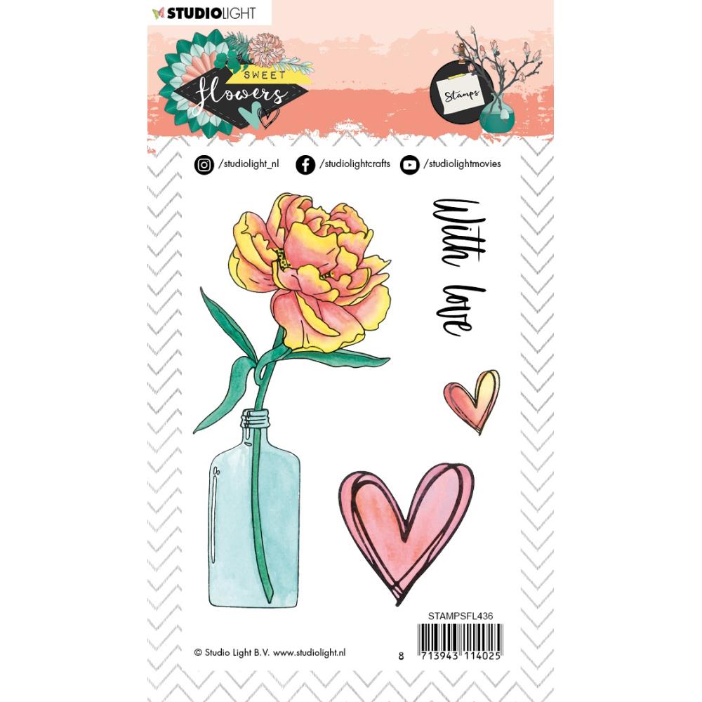 Studio Light Clear Stamp - Sweet Flowers nr.436