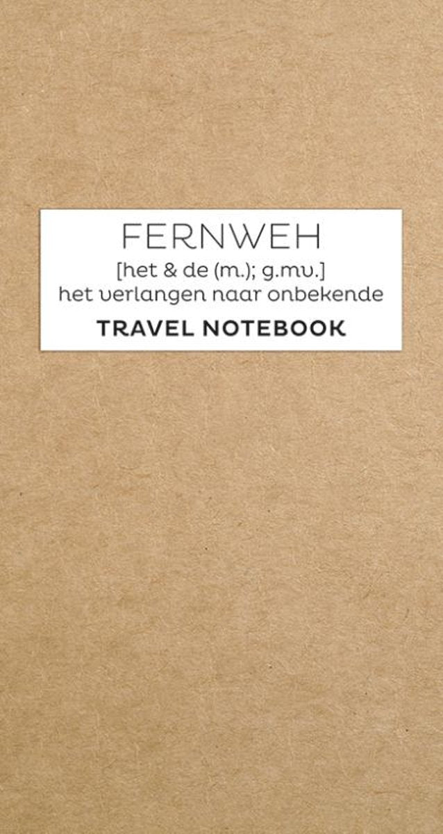 Fernweh Travel Notebook navulset - JournalnStuff