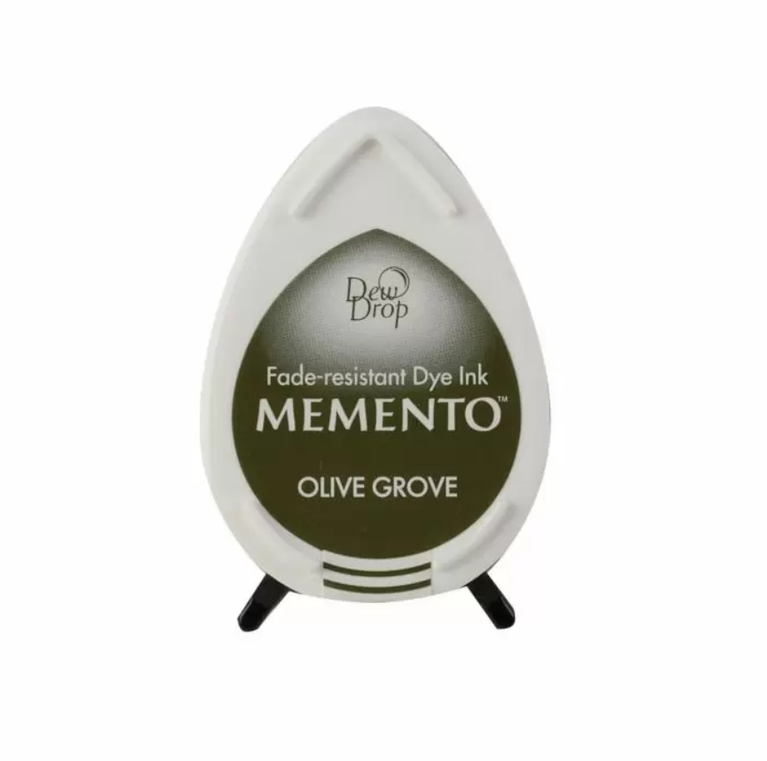 Tsukineko  Memento Dew Drop Ink Pad - MD-708 Olive Grove