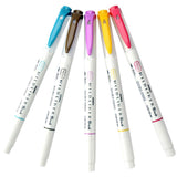Zebra Mildliner Brush pen set  van 5 - Warm Colors