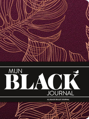 Mus Creatief Mijn Black Journal - Monstera - JournalnStuff