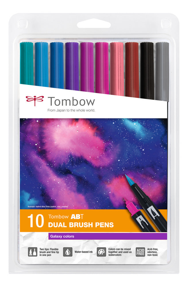 Tombow ABT Dual Brush Pen Set -  Galaxy