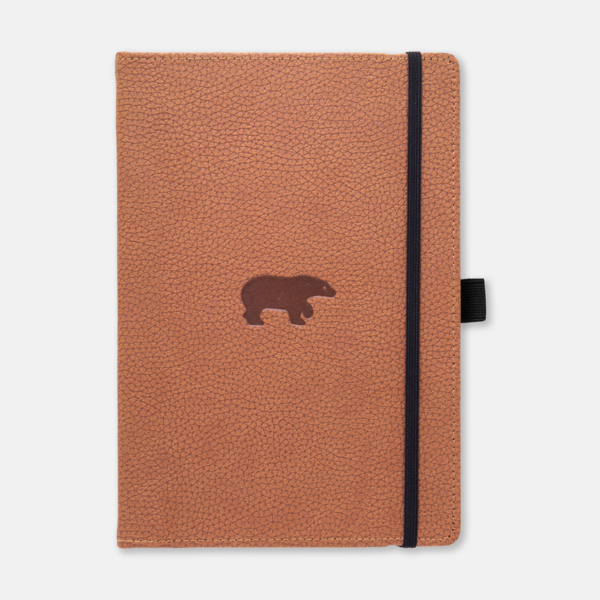 Dingbats* Wildlife A5 Lined Notitieboek - Brown Bear