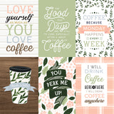 Echo Park - Coffee and Friends Collection - 12 x 12 Dubbelzijdig Scrap papier - 4 x 6 Journaling Cards