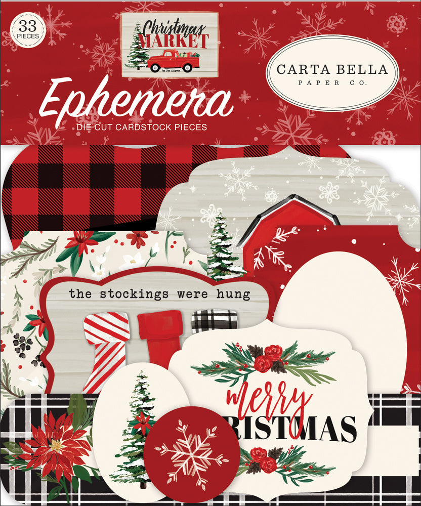 Carta Bella Christmas Market Ephemera
