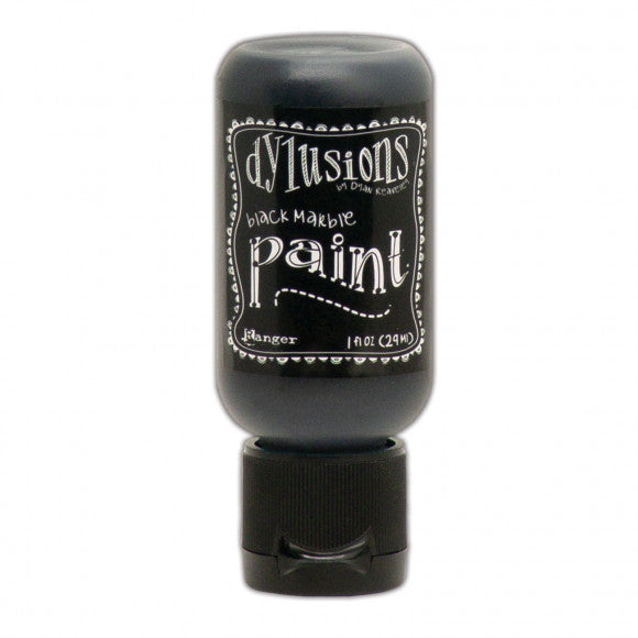 Ranger - Dylusions Flip cap bottle acrylic paint 29 ml - Black Marble
