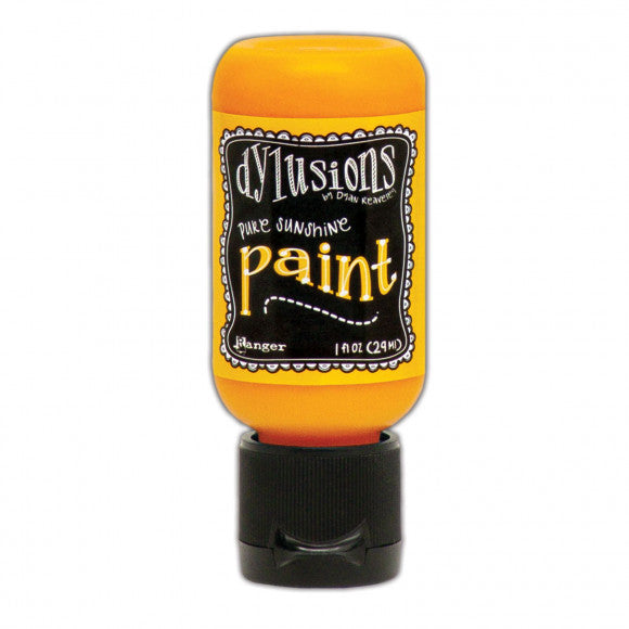 Ranger - Dylusions Flip cap bottle acrylic paint 29 ml - Pure Sunshine