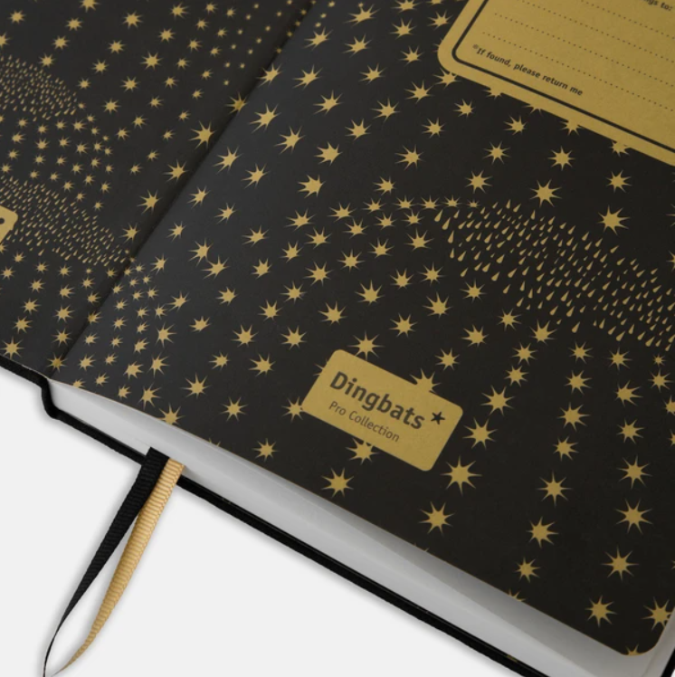 Dingbats*  Earth A5 Dotted Notebook- Lime Yasuni