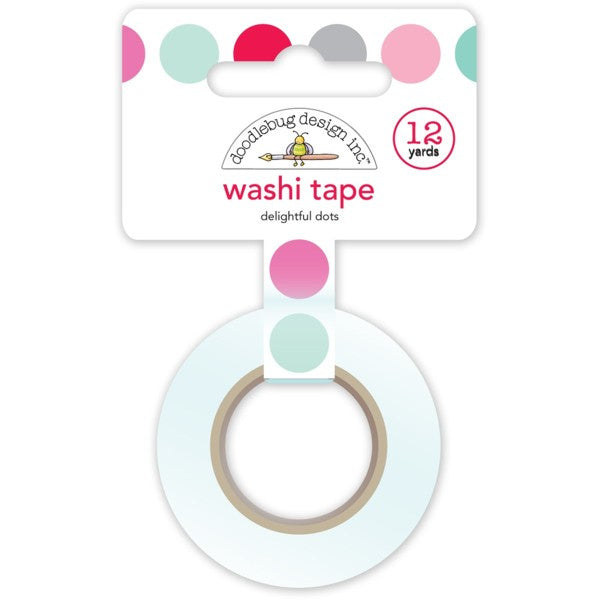 Doodlebug Design Washi Tape - Love Notes Collection Delightful Dots