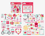 Doodlebug Design Die Cuts - Love Notes Collection Odds and Ends