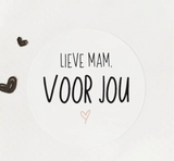 Cadeau stickers - Lieve Mam
