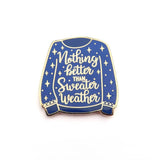 Emaille Pin "Sweater Weather"