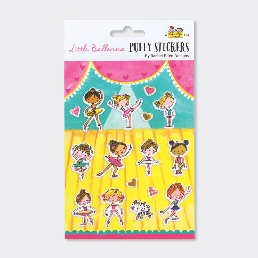 Puffy Stickers Kleine Ballerina's
