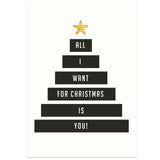 Kerst Poster - All I want for Christmas - A4