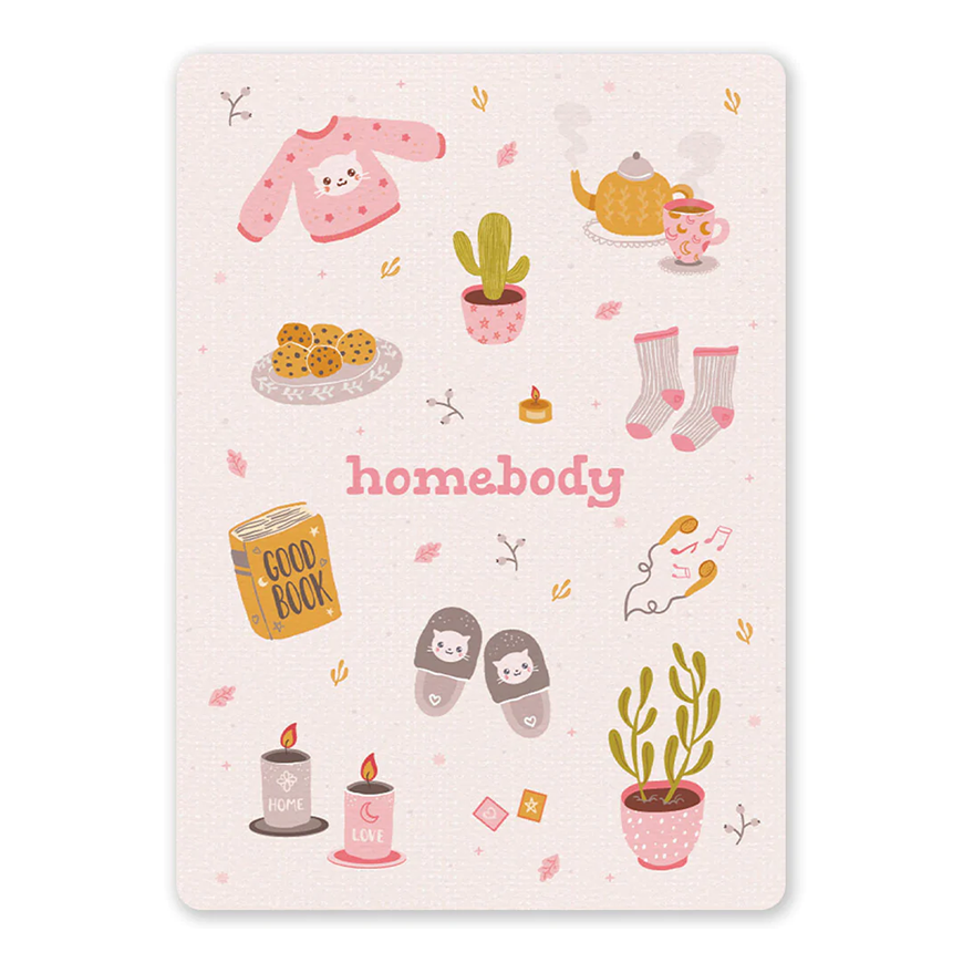 Postkaart Homebody