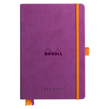 Goalbook A5 met wit dotted papier - Purple - JournalnStuff