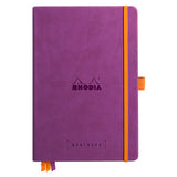 Goalbook A5 with white dotted paper - Purple