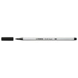 Stabilo Pen 68 Brush - 46 Zwart - JournalnStuff