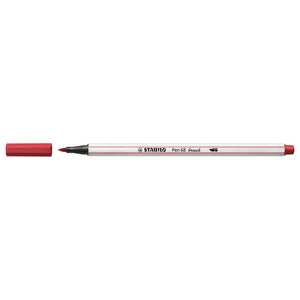 Stabilo Pen 68 Brush - 50 Donker Rood - JournalnStuff