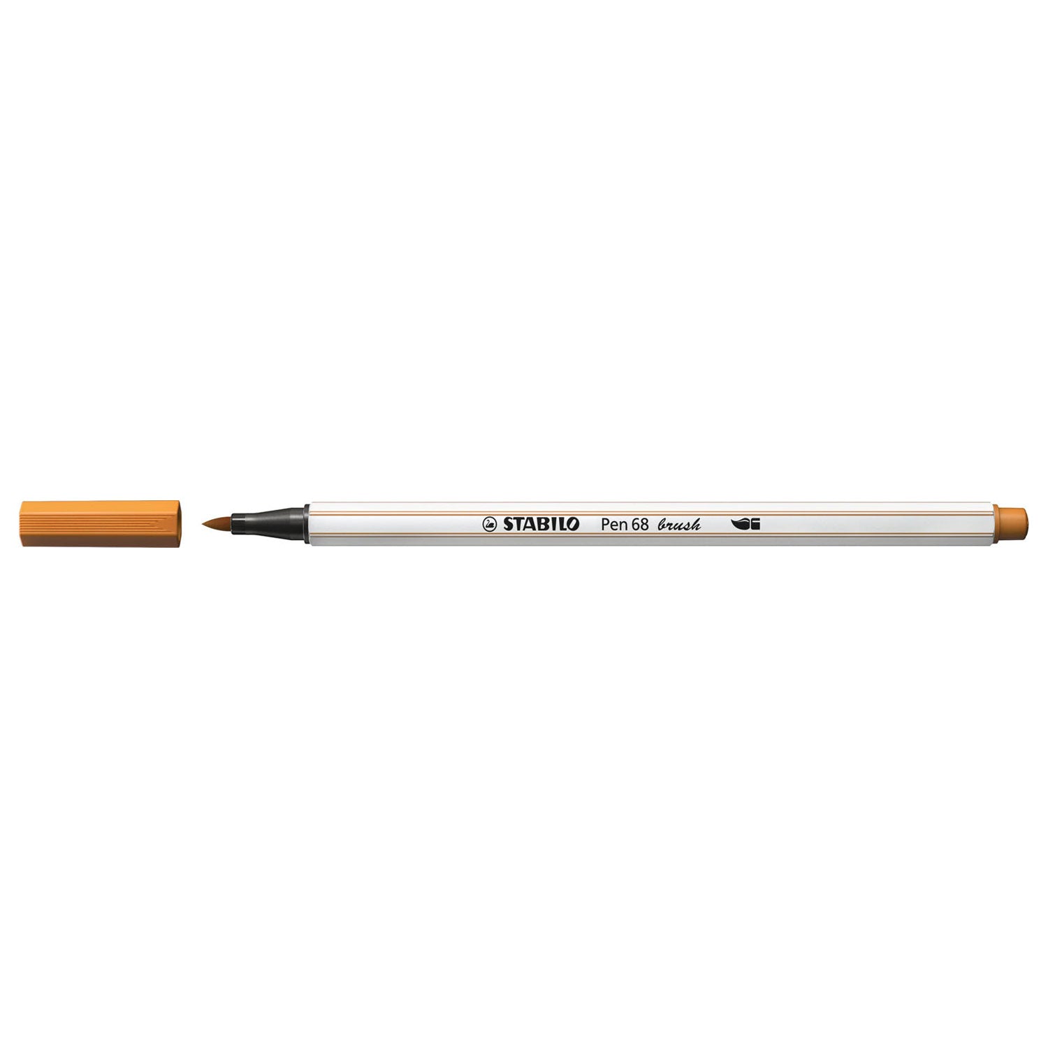 Stabilo Pen 68 Brush - 89 Donker Oker - JournalnStuff
