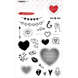 Clear Stamp - Studio Light -  Filled With love - nr.508