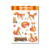 Stickersheet Fall Foxes