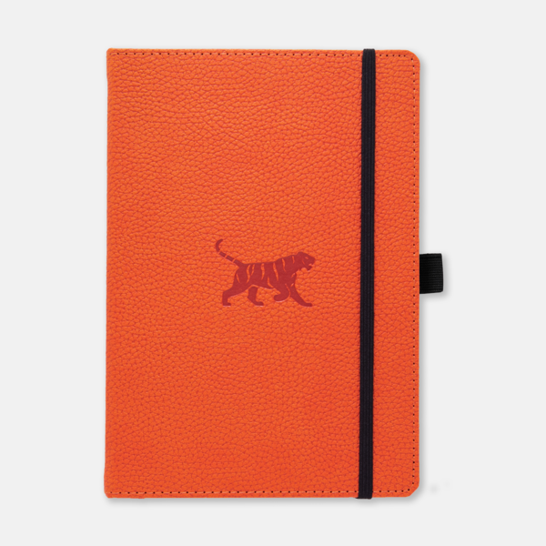 hartstochtelijk metgezel Slepen Dingbats* Wildlife A5 Dotted Notitieboek - Orange Tiger – JournalnStuff