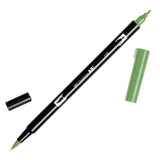 Tombow ABT Dual Brush pen 158 Dark Olive - JournalnStuff