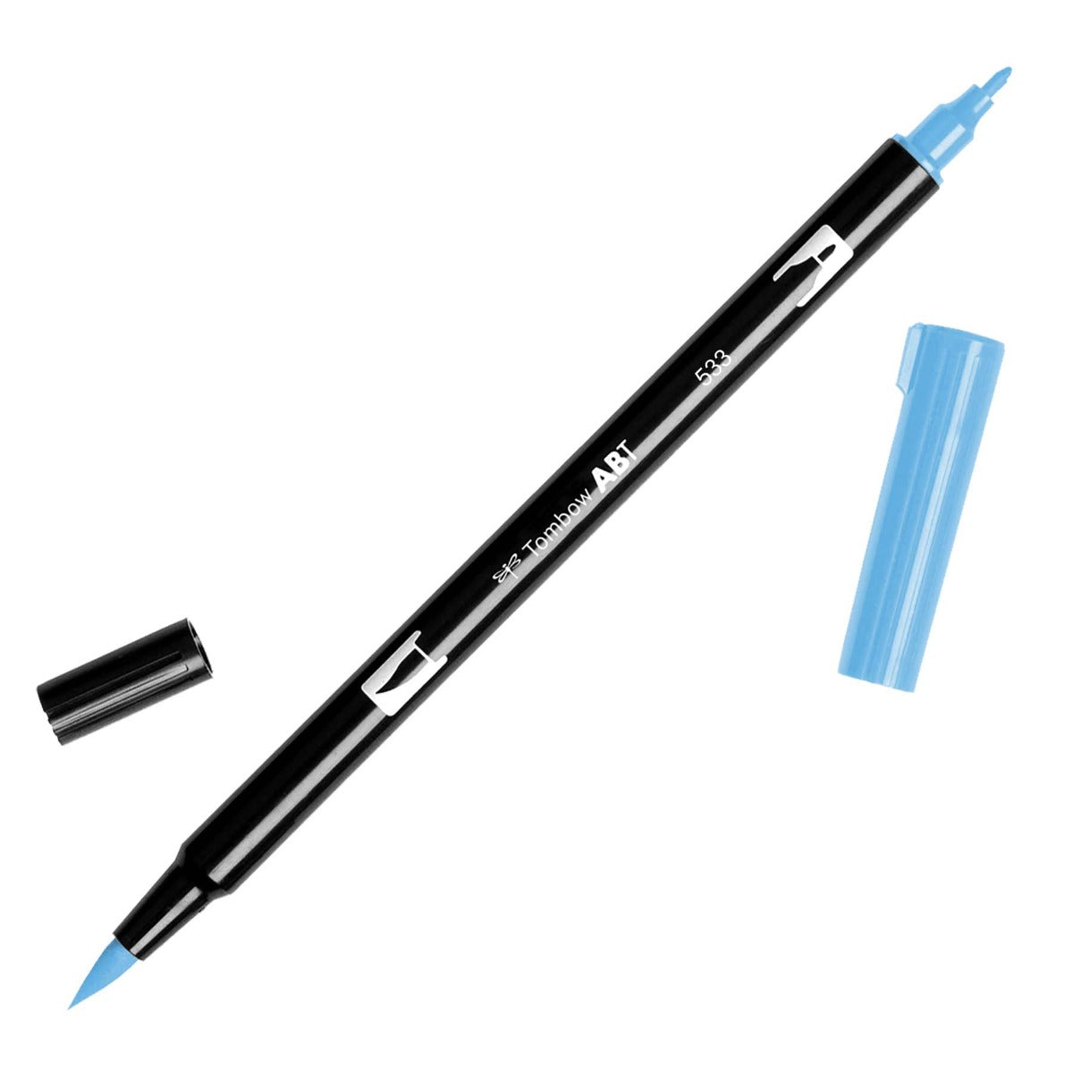 Tombow ABT Dual Brush pen 533 Peacock Blue - JournalnStuff