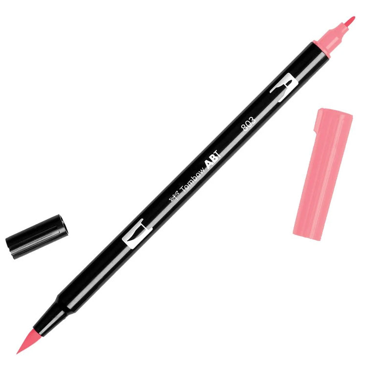 Tombow ABT Dual Brush Pen 803 Pink Punch - JournalnStuff