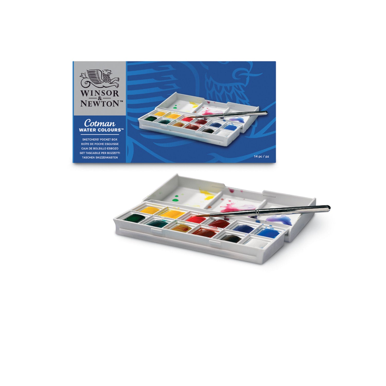 Winsor & Newton - Cotman Aquarel Sketchers Pocket box