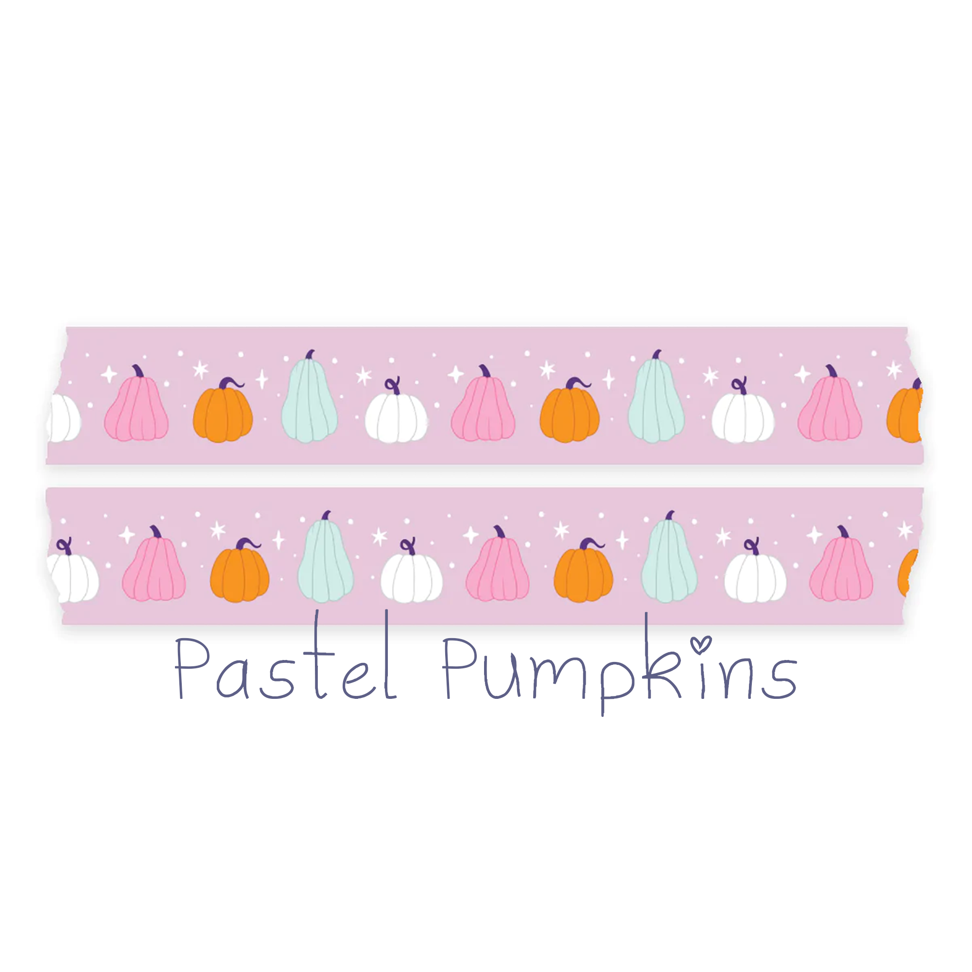 Washi Tape Pastel Pumpkins