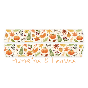 Washi Tape  Pumpkin & Leaves