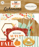 Carta Bella Ephemera - Fall Market