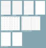 Filofax Clipbook Architexture A5 - Denim