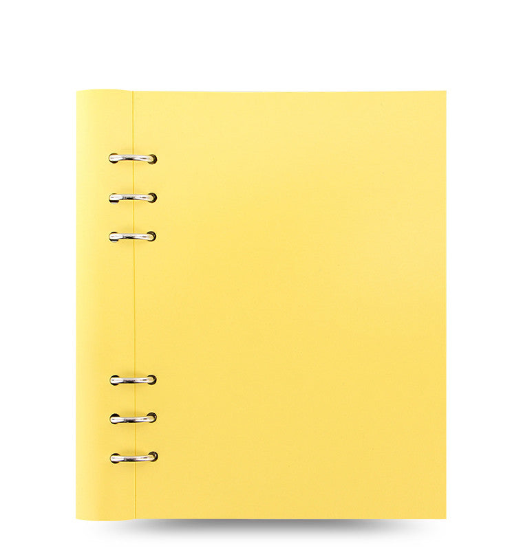 Filofax Clipbook Classic  Pastels A5 - Lemon