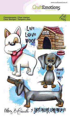 CraftEmotions Clear Stamp - Odey & Friends 3 Carla Creaties