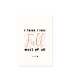 Kaart Love Fall
