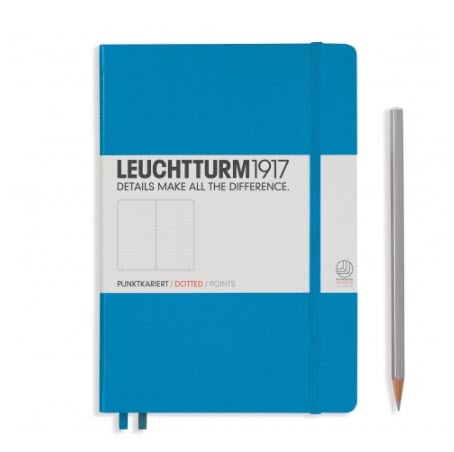 Leuchtturm1917 Dotted Notitieboek A5 -  Azure - JournalnStuff
