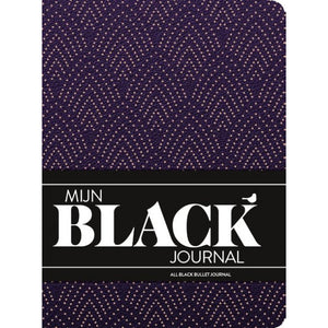 Mus Creatief Mijn Black Journal - Purple Rain - JournalnStuff
