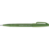 Pental Brush Sign Pen SES15C - Olive Green