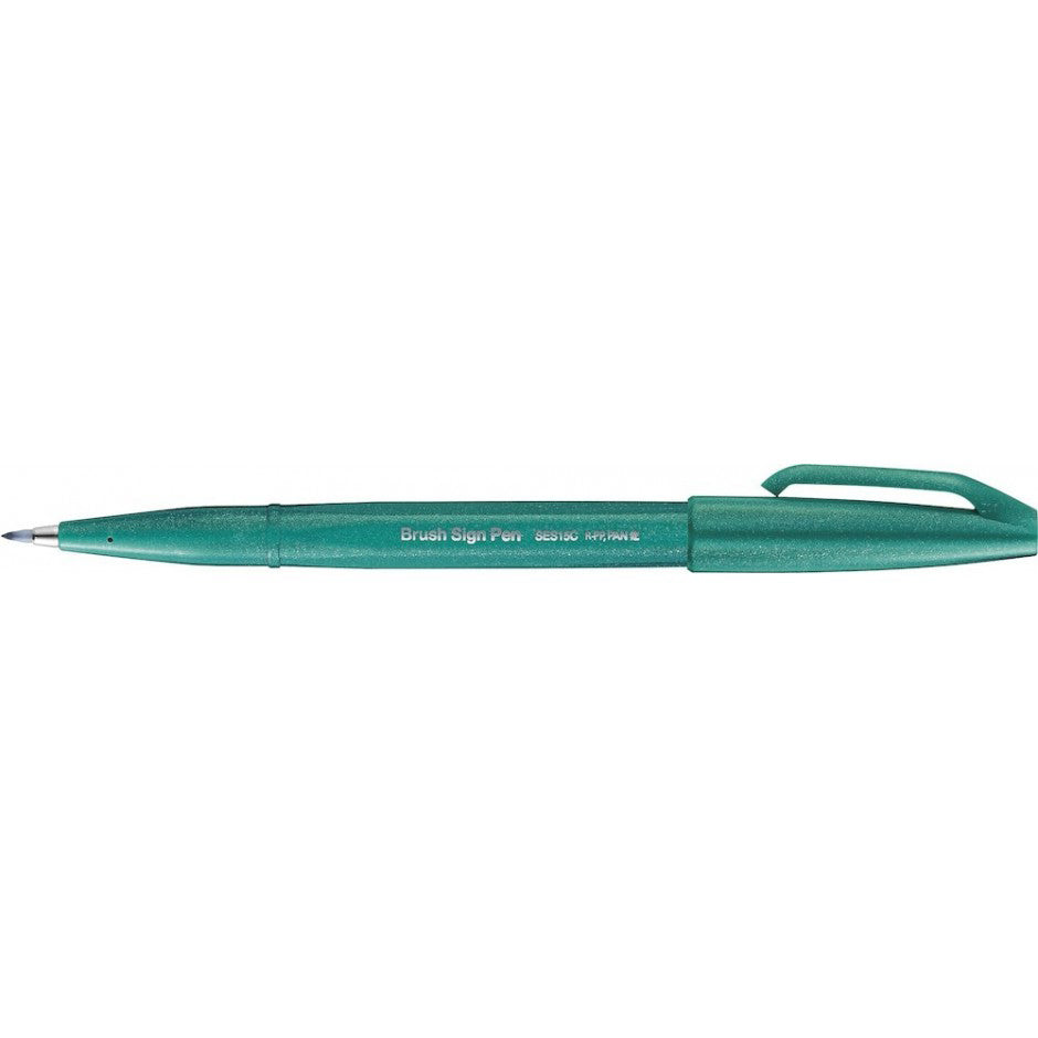 Pental Brush Sign Pen SES15C - Turquoise Green