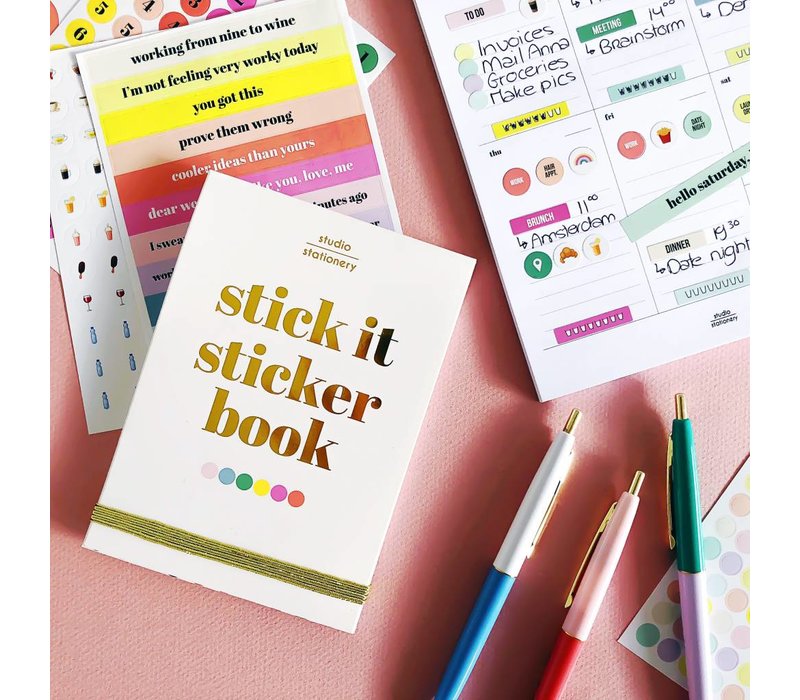 Studio Stationery - Stick it Stickerboek